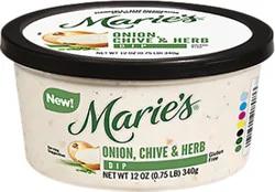 Maries Onion Chive Herb Dip 12oz - 12 Oz