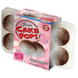 Olivia's Cookies & Cream Cake Pops 4 Count - 12 Ct