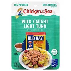 Cos Lt Tuna Packet Old Bay 2.5oz - 2.5 Oz