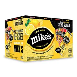 Mikes Zero Sugar Variety In Cans - 12-12fz