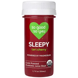 So Good So You Sleepy Tart Cherry Probiotic Shot - 1.7 Oz