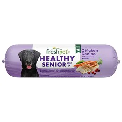 Freshpet Healthy & Natural Dog Food For Senior Dogs Fresh Chicken Roll - 1.5 Lb