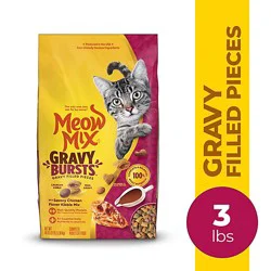 Meow Mix Gravy Bursts Chicken 3lb - 3 Lb