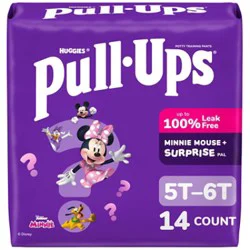 Pull-Ups Potty Training Underwear For Girls Size 5t To 6t - 14 Count