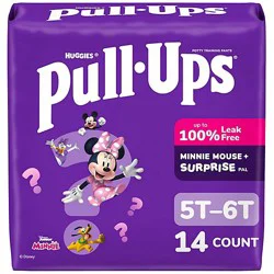 Pull-Ups Potty Training Underwear For Girls Size 5t To 6t - 14 Count