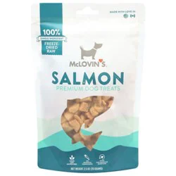 Mclovins Pet Food Dog Treats Salmon Freeze Dried - 2.5 Oz