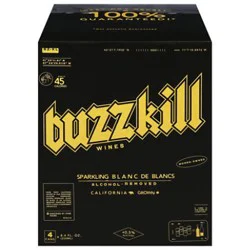 Buzzkill Non-Alcoholic Sparkling Wine - 4-250 Ml