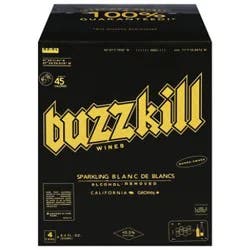 Buzzkill Non-Alcoholic Sparkling Wine - 4-250 Ml