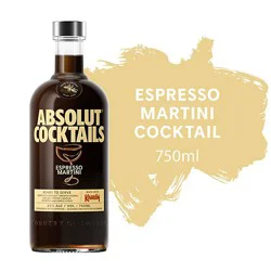 Absolut Espresso Martini 750 Ml - 750 Ml