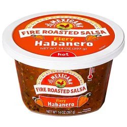 La Mexicana Fiery Fire Roasted Habanero Salsa - 14 Oz