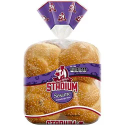 Aunt Millies Stadium Sesame Hamburger Buns 8 Count - 8 Ct