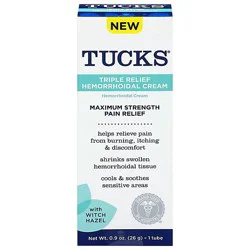 Tucks Triple Relief Cream 0.9 Oz - .9 Fz