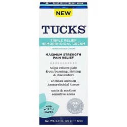 Tucks Triple Relief Cream 0.9 Oz - .9 Fz