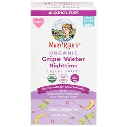 Maryruths Organic Gripe Water Nighttime Liquid Drops 4 Fl Oz - 4 Fz