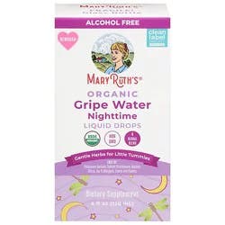Maryruths Organic Gripe Water Nighttime Liquid Drops 4 Fl Oz - 4 Fz