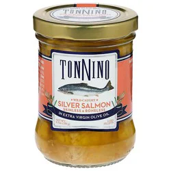 Tonnino Silver Salmon Fillets In Evoo 6.3oz - 6.3 Oz