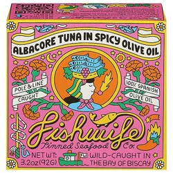 Fishwife Tuna Albacore Spicy Olive Oil - 3.2 Oz