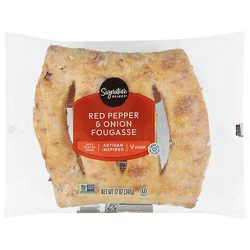 Signature Select Red Pepper Fougasse Bread - 12 Oz