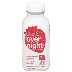 Oats Overnight Shake Strawberry & Cream - 2.1 Oz