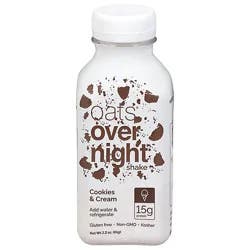 Oats Overnight Shake Cookies & Cream - 2.2 Oz