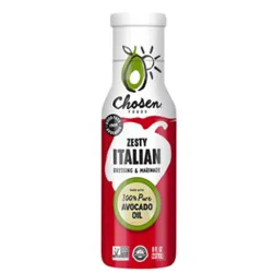 Chosen Foods Dressing Italian Zesty - 8 Oz