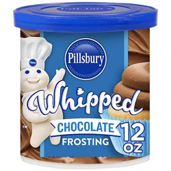 Pillsbury 12 Ounce Whipped Choc Frosting - 12 Oz