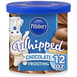 Pillsbury 12 Ounce Whipped Choc Frosting - 12 Oz