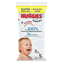Huggies Snug&dry Diaper Trial Pk Sz5 3 - Ea