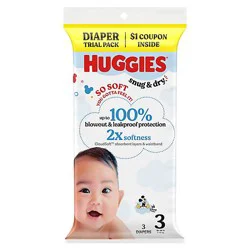 Huggies Snug&dry Diaper Trial Pk Sz3 3 - Ea