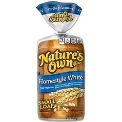 Natures Own Homestyle White Small Loaf - 12 Oz