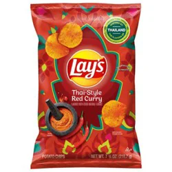 Lays Red Thai Curry 7.75oz - 7.75 Oz