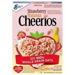 Cheerios Strawberry Banana Cheerios Breakfast Cereal - 11.2 Oz