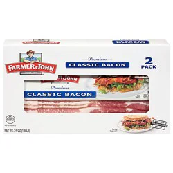 Farmer John Regular Bacon Tux 24 Oz - 24 Oz