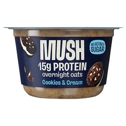 Mush Protein Cookies & Cream Overnight Oats 5.5oz - 5.5 Oz