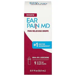 Eosera Ear Pain Md 4% Lidocaine 5ml Drops - Ea
