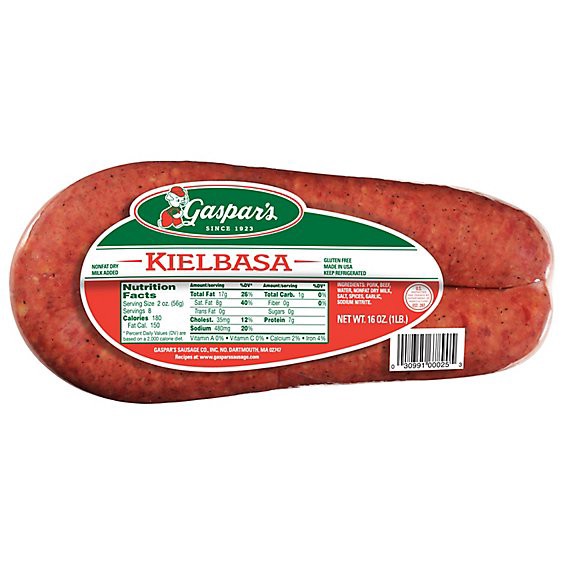 slide 1 of 1, Gaspar's Kielbasa - 16 Oz, 16 oz