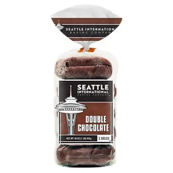 Seattle International Double Chocolate Bagels - 15 Oz
