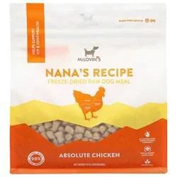 Mclovins Pet Food Dog Meal Nana Chicken Freeze Dried - 16 Oz