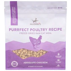 Mclovins Pet Food Cat Meal Freeze Dried Poultry - 14 Oz