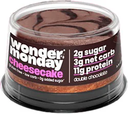 Wonder Monday Double Chocolate Cheesecake - 3.5 Oz