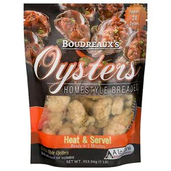 Boudreauxs Homestyle Breaded Oysters - 16 Oz