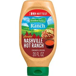 Hidden Valley Sizzlin Nashville Hot Ranch Dressing 20 Fluid Ounce - 20 Fz