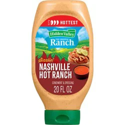 Hidden Valley Sizzlin Nashville Hot Ranch Dressing 20 Fluid Ounce - 20 Fz
