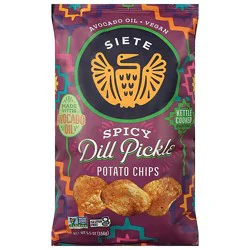 Siete Chips Spicy Dill Pickle 5.5oz - 5.5 Oz