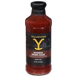 Yellowstone Bbq Sauce Bourbon Brown - 19 Oz
