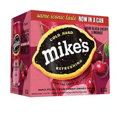 Mikes Hard Black Cherry 6-12 Fl Oz In Cans - 6-12 Fz