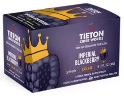 Tieton Imperial Blackberry Hard Cider Can 6-12 Fl Oz - 6-12 Fz