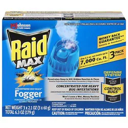 Raid Max Concentrated Deep Reach Fogger 2.1oz/6 Us - 2.1 Oz