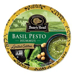 Boars Head Basil Pesto Hummus - 10 Oz