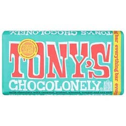 Tony's Chocolonely Everything Bar Candy - 6.35 Oz